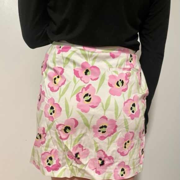 FLORAL SKORT - Picture 2 of 2